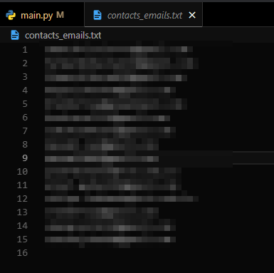 Google Contacts Email Scraper screenshot 4